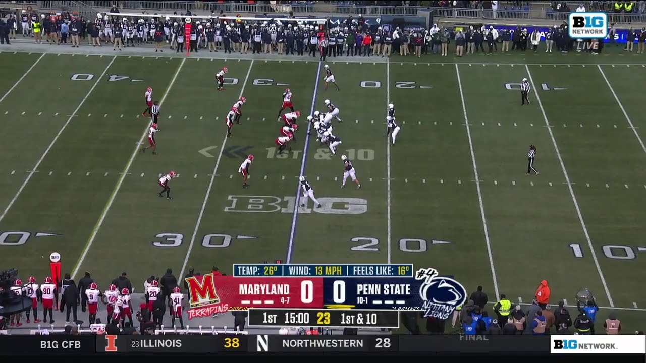 2024 NCAAF College Football (Week 14) - Maryland at Penn State - Full Game Replay (HD)