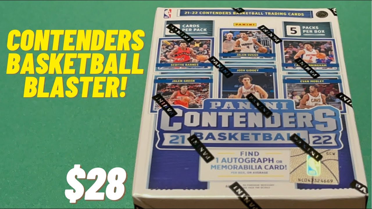 2021-22 Panini Contenders Basketball Blaster Box Opening Review! New Retail Sports Cards!