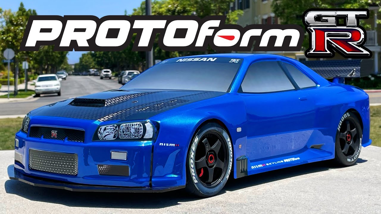 Arrma Infraction PROTOform Pre-Painted Skyline R34 GTR Body