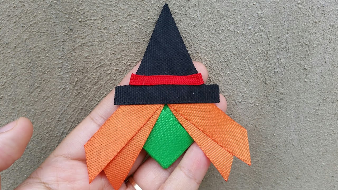 MARATÓN ESPECIAL IDEAS DE HALLOWEEN  / Moño bruja idea No.6