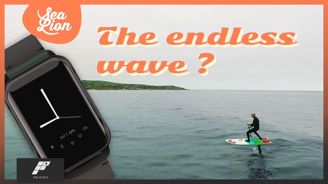 Une vague sans fin en SUP FOIL...