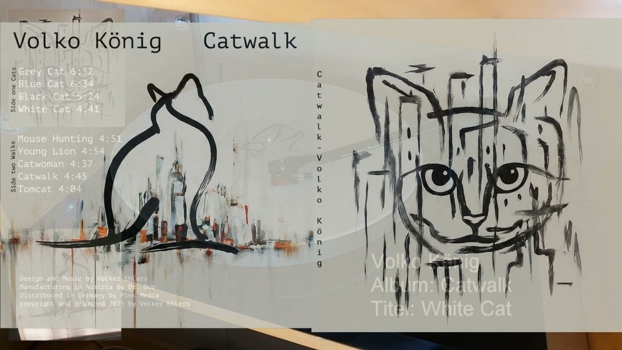Volko K&ouml;nig - Album: Catwalk - Track 04: White Cat (David Gilmour + Pink Floyd Style)