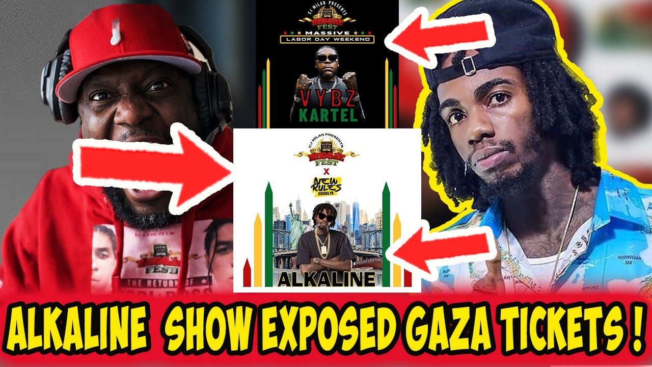 ALKALINE SHOW EXPOSED GAZA LABOUR DAY TICKETS, SHOW IN BARCLAYS LAST YEAR AUGUST 29TH, WATCH TIL END