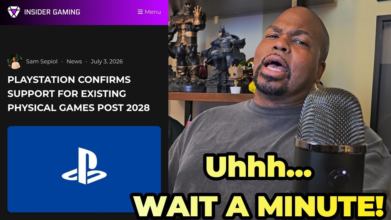 UPDATE:  Sony Says that YOU CAN get PHYSICAL DISCS After January 2028 BUT, THERE'S A CATCH!