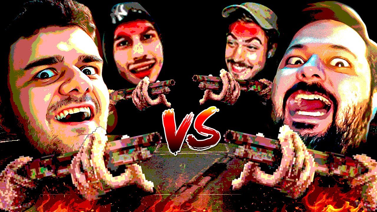 SOUZONES e FUJINUMA contra CORE e COELHO no BUCKSHOT ROULETTE MULTIPLAYER.