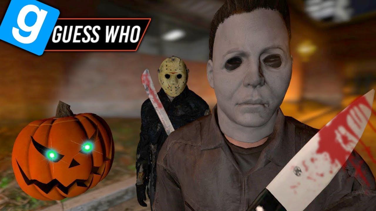 Garry's Mod Guess Who en HALLOWEEN: Jason, Pennywise, Michael Myers MÁS! (Funny Moments con Amigos)