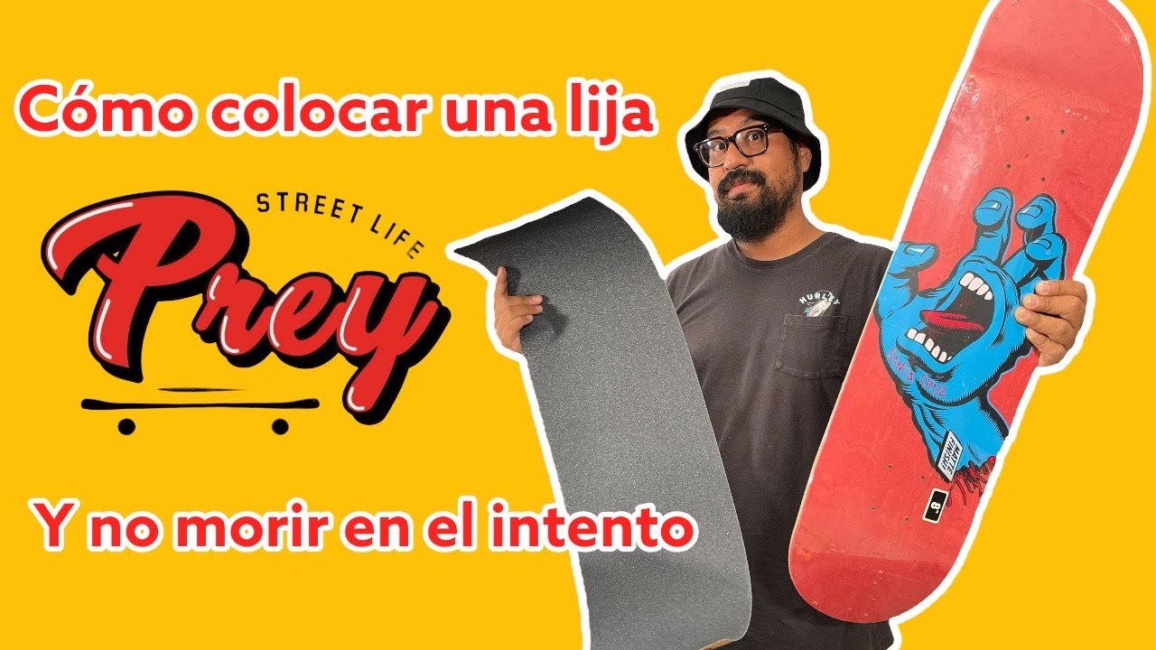 Como colocar la lija de tu patineta 