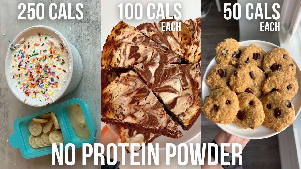 3 High Protein, Low Calorie Dessert Recipes Without Protein Powder