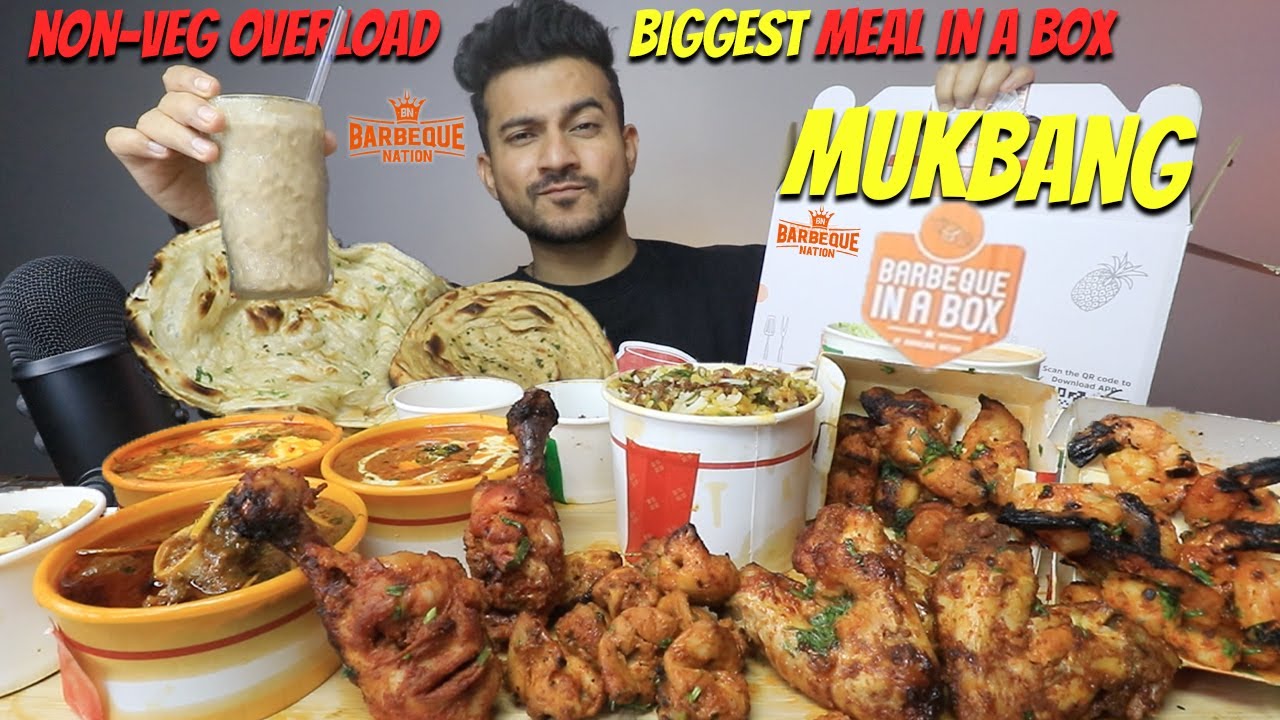 INDIA'S BIGGEST MEAL IN A BOX 2024 NON- VEG OVERLOAD FROM BARBEQUE NATION @Entertainment-j9d4n
