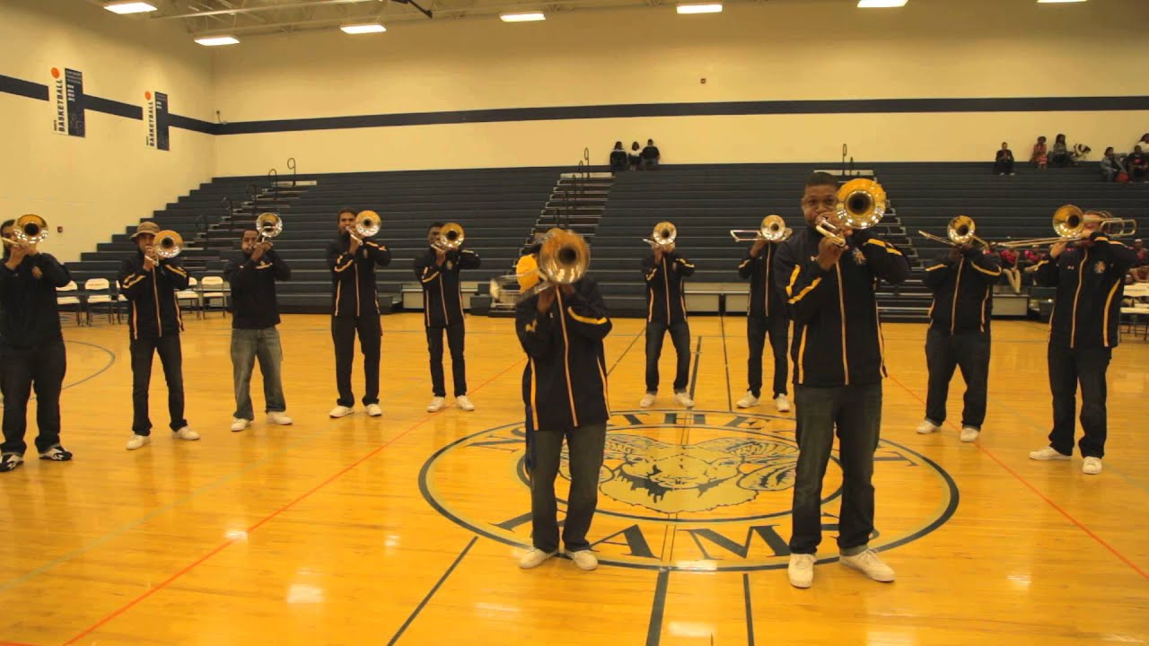 NC A&T Trombones 2015 at NEHS 