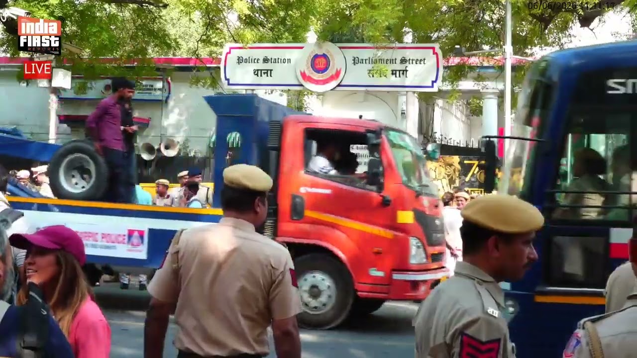 Cockroach Janta Party Protest LIVE | Parliament Street Police Station Assembly | Jantar Mantar