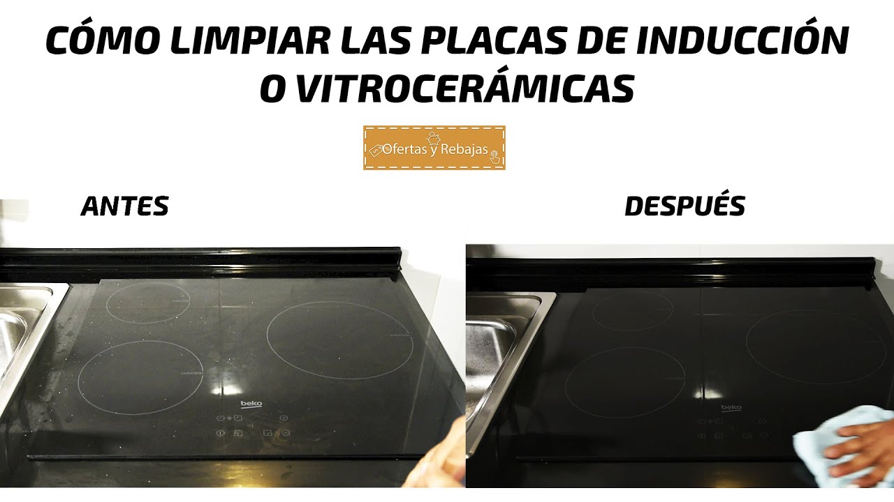 🔥 Cómo Limpiar la Vitrocerámica o Placa de Inducción para dejarla como nueva 🤩