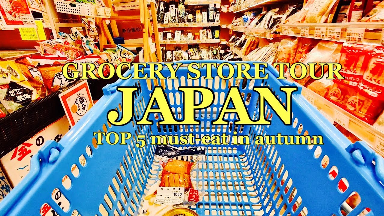 TOP 5 MUST-EAT in JAPANESE Autumn & grocery tour.