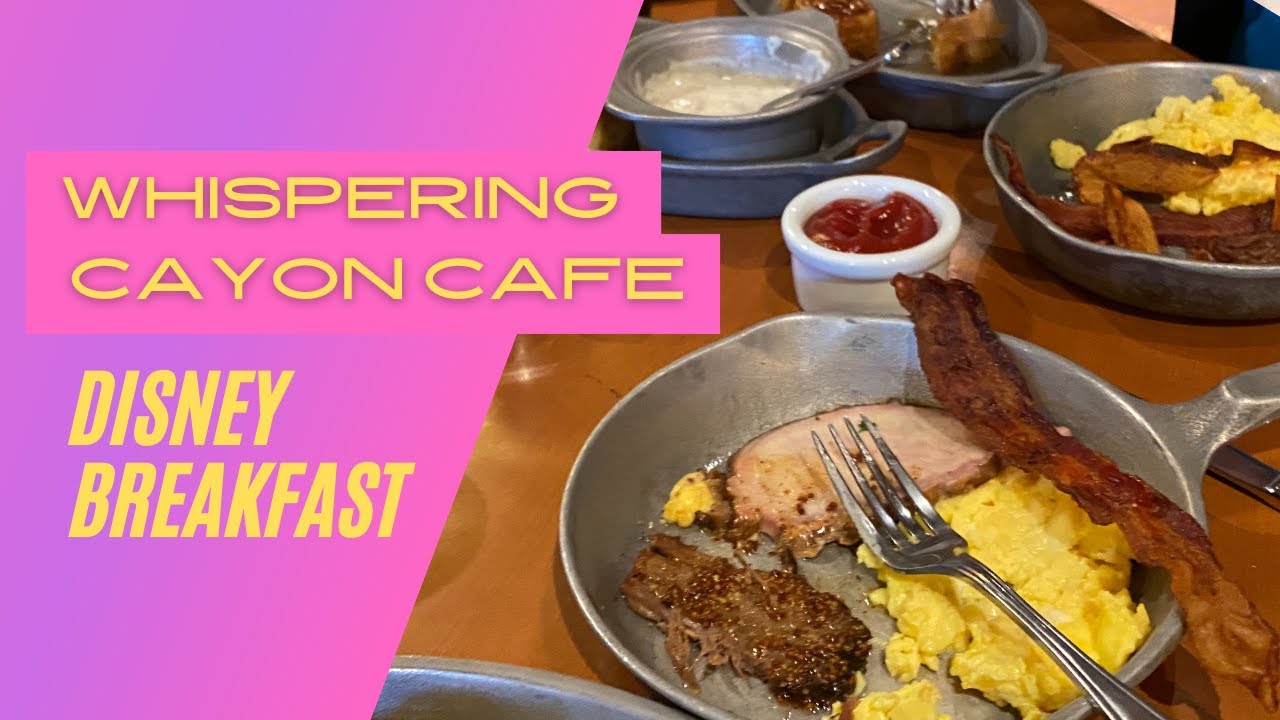 Whispering Canyon Cafe Disney Breakfast / Disney's Wilderness Lodge Lobby