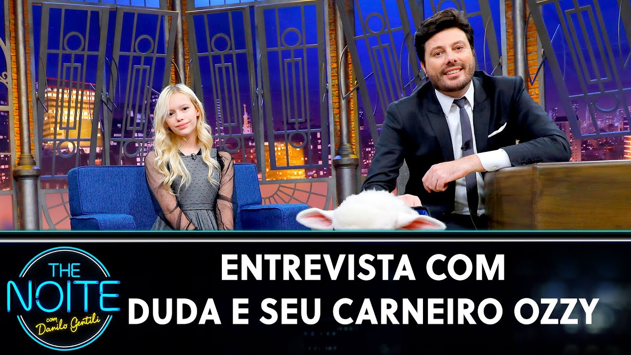 Entrevista com Duda e seu carneiro Ozzy | The Noite (23/04/21)