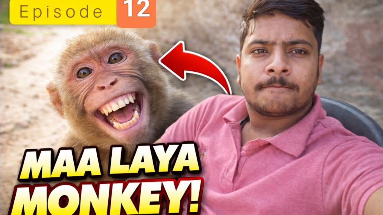 👉 Aaj Maa Laya Monkey 😱 | Episode 12 | Village Funny Vlog | Kaushal Murthalya