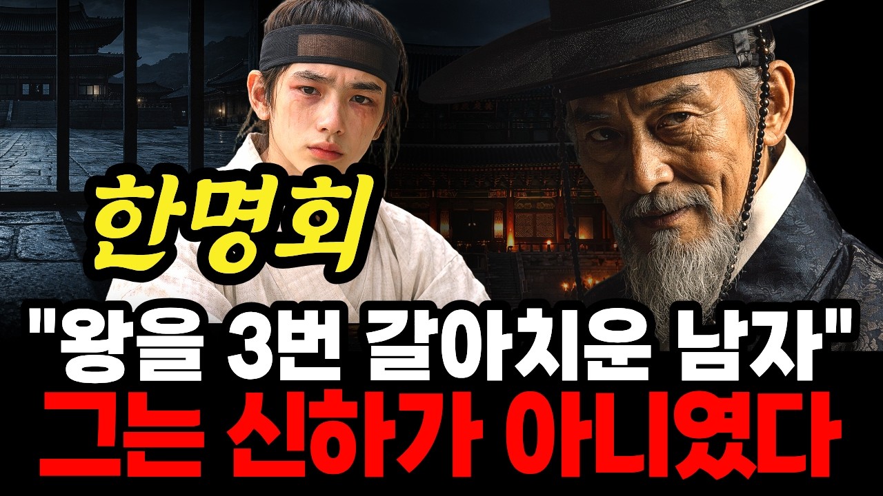 왕을 3번 갈아치운 조선 최강 책사 한명회! 계유정난부터 압구정까지 집중분석｜세조 단종 왕과사는남자｜