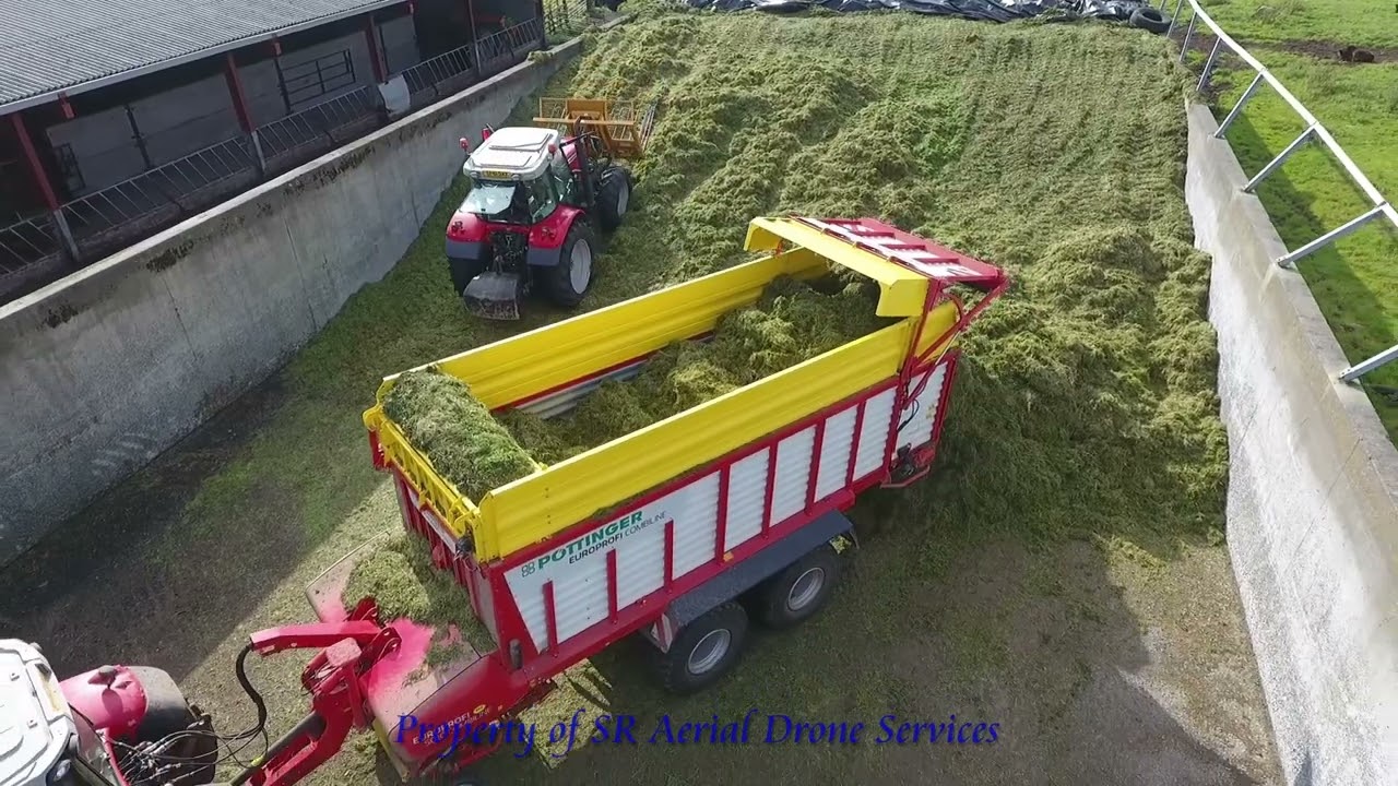 P&ouml;ttinger Europrofi Combiline in Action | Ultimate Forage Wagon Performance (Drone + Ground View)