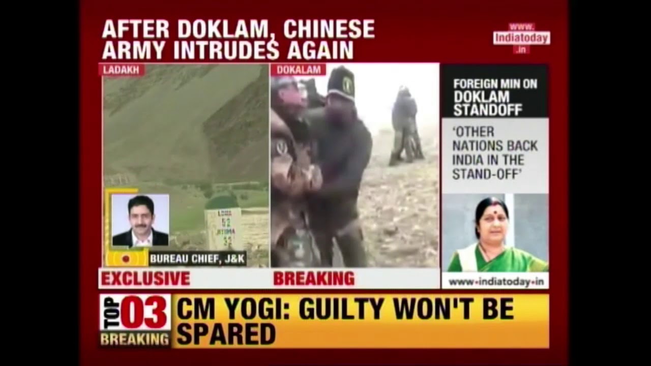 Chinese Troops Builds Bridge Near Line Of Actual Control In Ladakh
