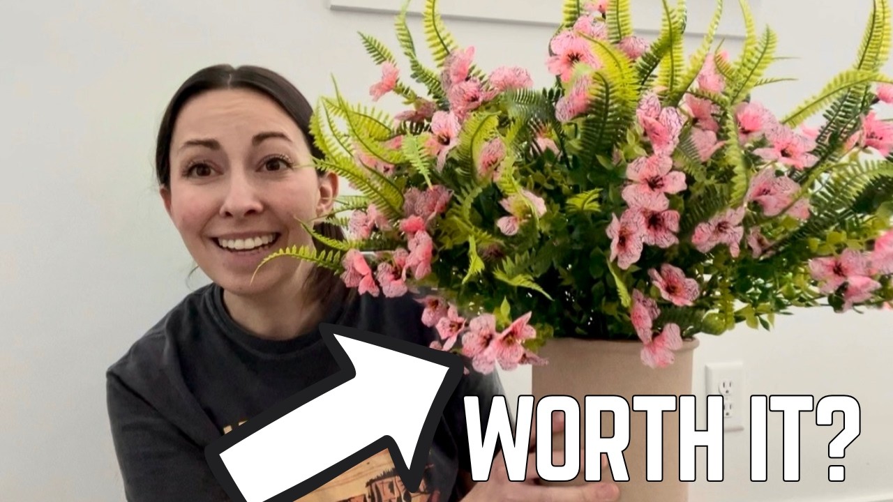Unboxing and up close look at these faux flowers