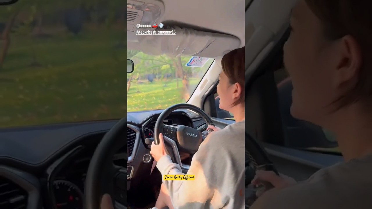 Becky Start Learning Driving 😍& Freen Encouraging From Back 😍💖#freenbeck #shorts #freensarocha #lgbt