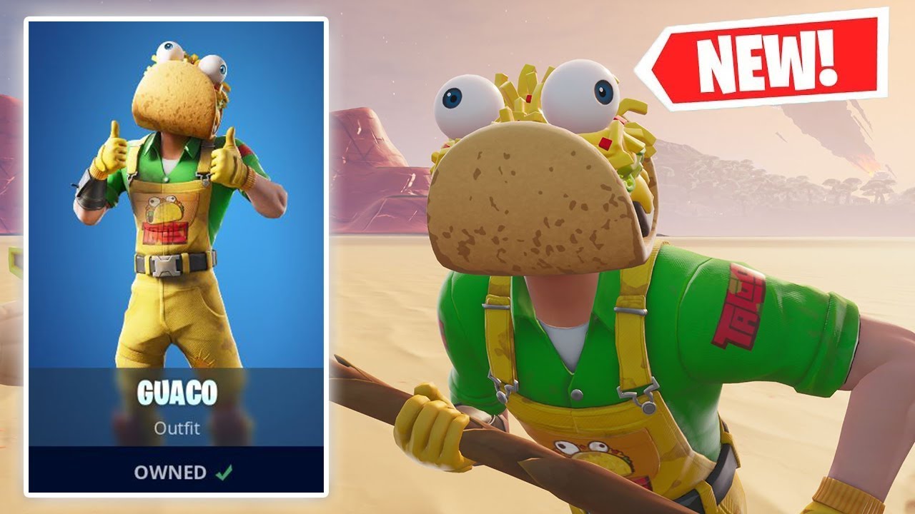 NEW GUACO Skin Gameplay in Fortnite!