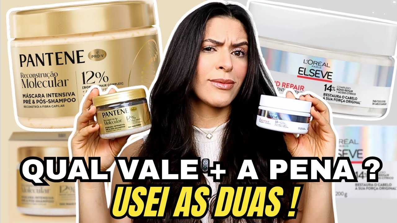 ELSEVE BOND REPAIR x PANTENE MOLECULAR BOND REPAIR: Qual VALE MAIS a pena? Testei e te conto TUDO!