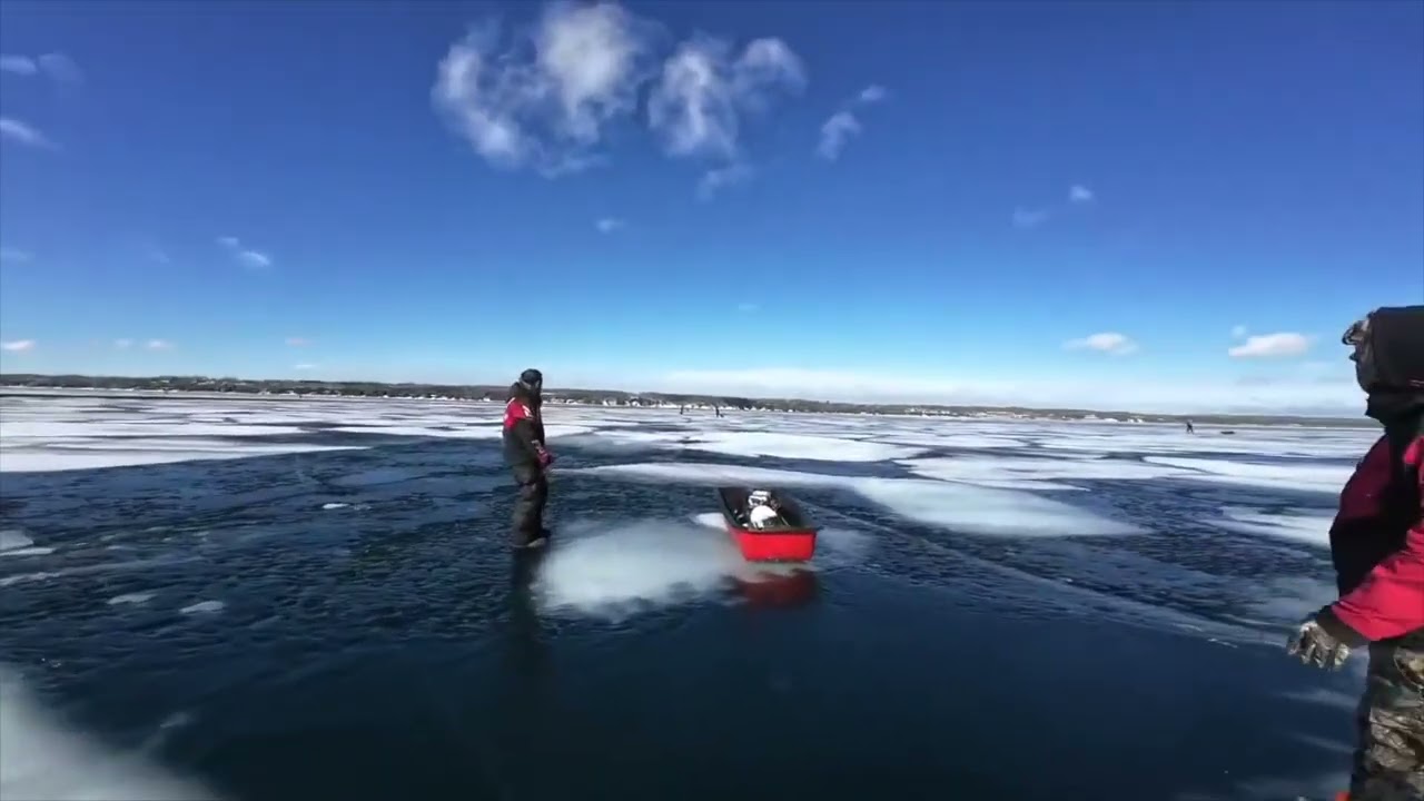 Fisherman Documents Helicopter Rescue as 23 Saved From Floating Ice Sheet