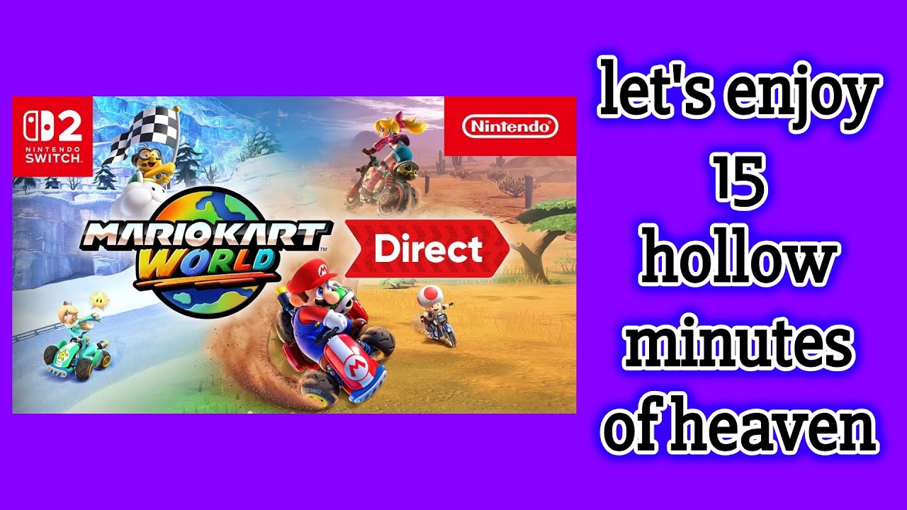 A Full Reaction to the Mario Kart World Direct (Livestreamed Overview Trailer)