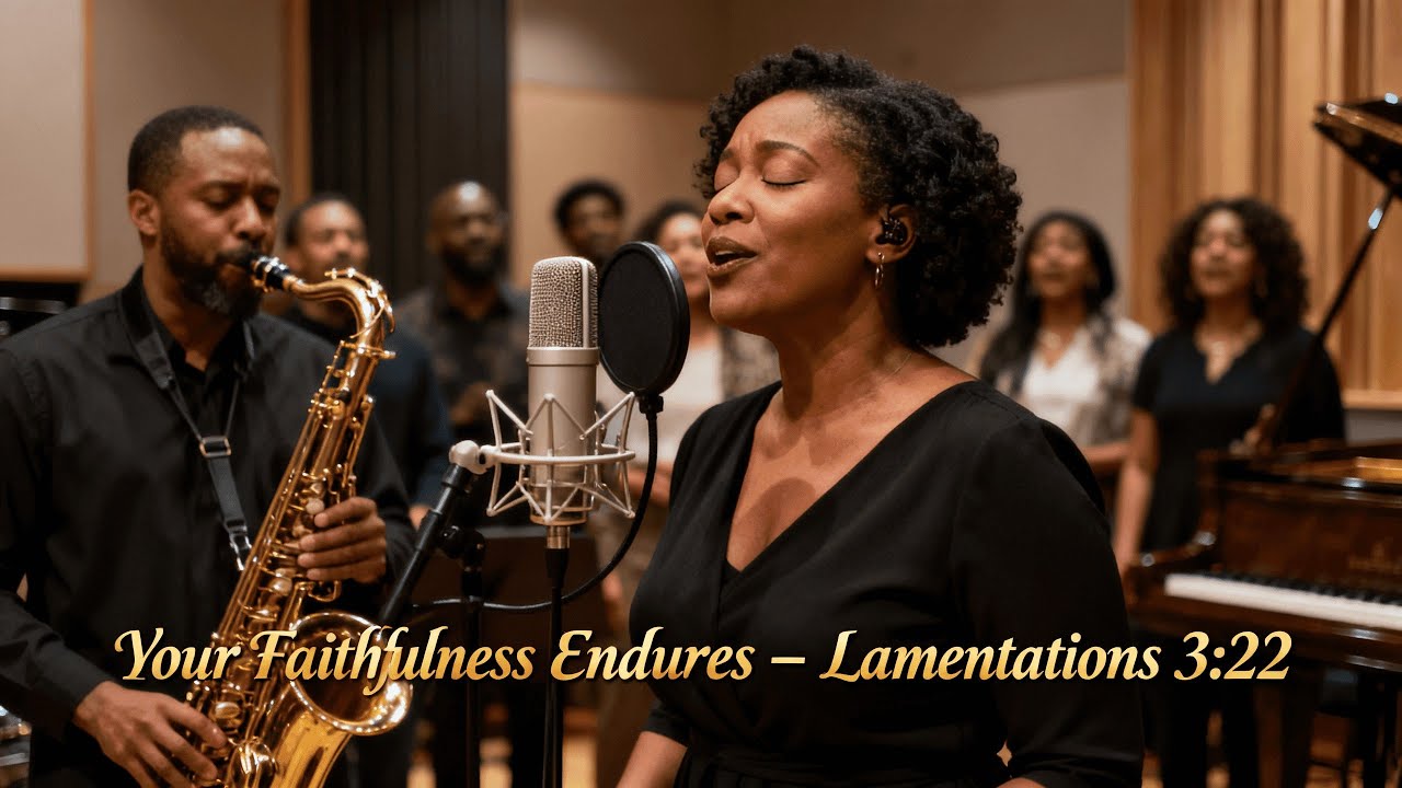 YOUR FAITHFULNESS ENDURES: Lamentations 3:22 | Worship Song of Trust Deep, Soulful & Spirit-Filled