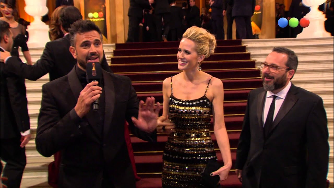 Julieta Prandi y Gerardo Rozin, Alfombra Roja - Mart&iacute;n Fierro 2013