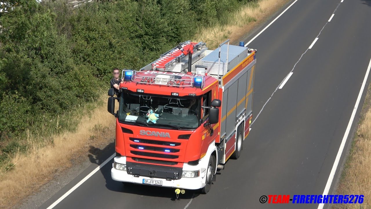 [ausgedehnter Flächenbrand bei Obertshausen] Großeinsatz für die Feuerwehren im Kreis Offenbach