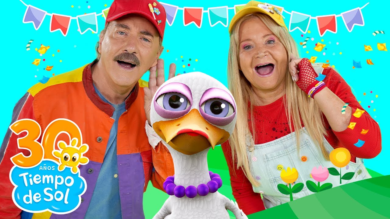 Ah&iacute; Viene Mam&aacute; Pata 🦆 Canciones Infantiles 🎶 30 A&ntilde;os | D&uacute;o Tiempo de Sol