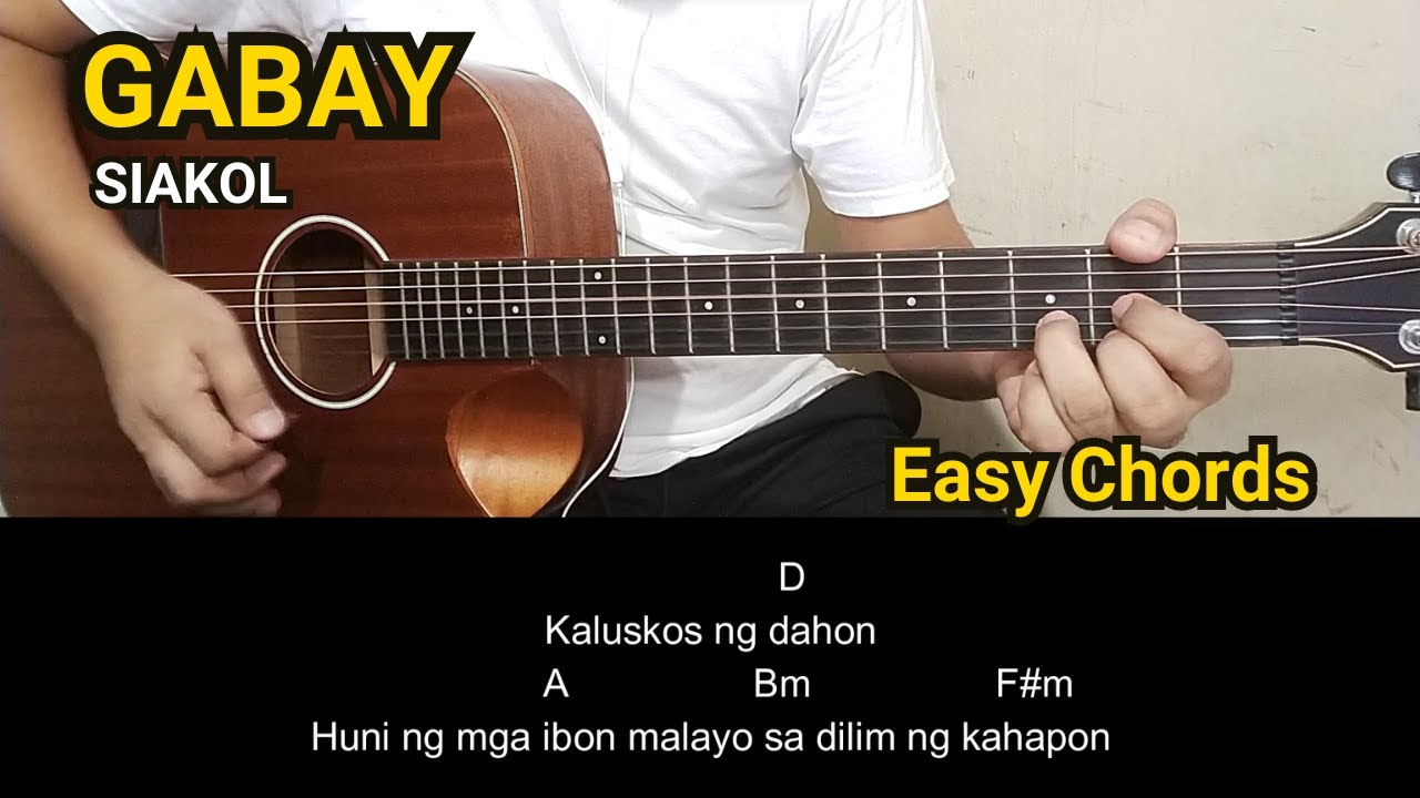 Gabay - Siakol | Guitar Tutorial | Guitar Chords