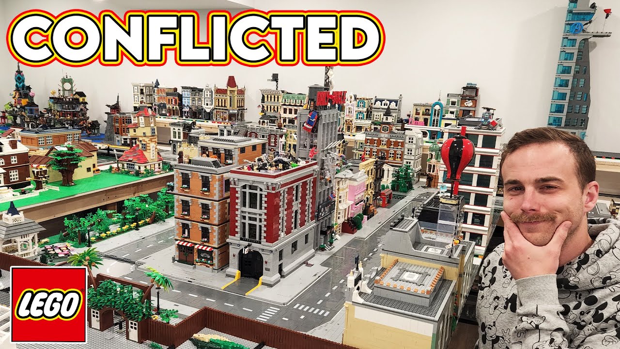 Moving LEGO Modular Buildings & CONFLICTED! Room Rebuild Part 13