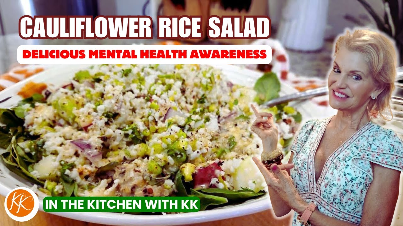 Cauliflower & Asparagus Rice Salad | Boost Brain & Mental Health