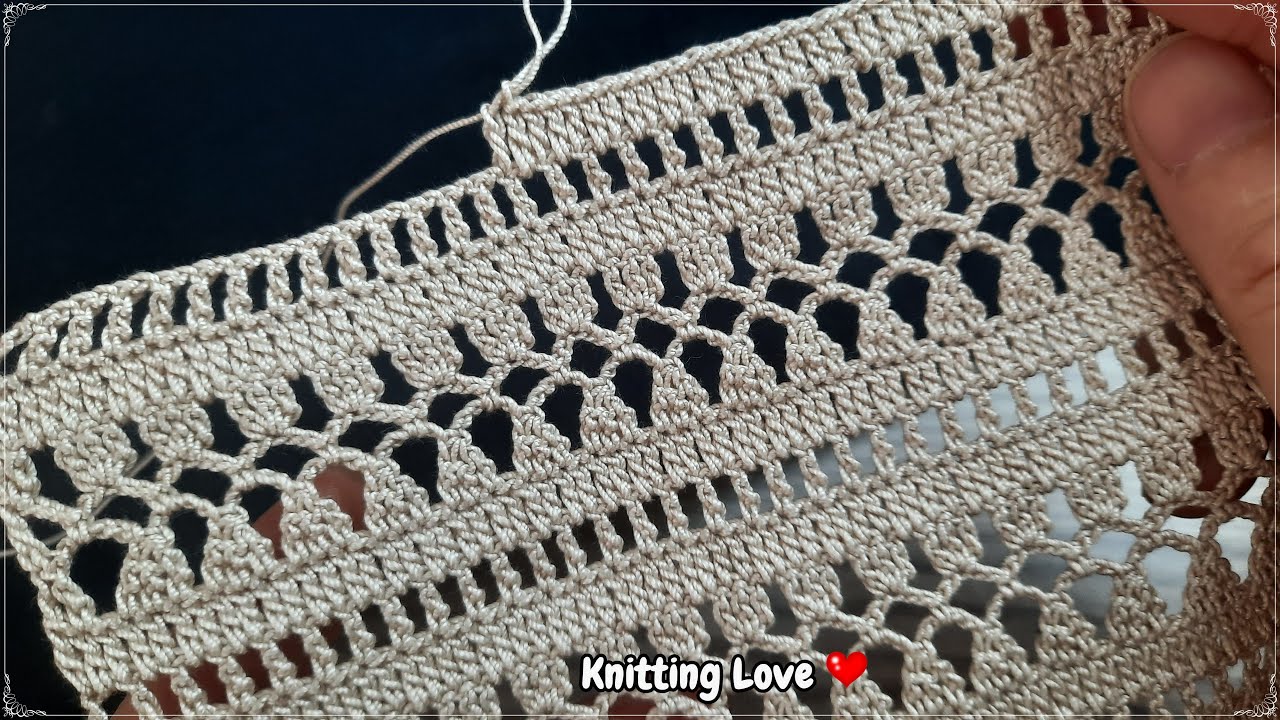 Super Easy Ribbon Crochet Pattern 🎀 | Beautiful Round Lace Motif for Beginners