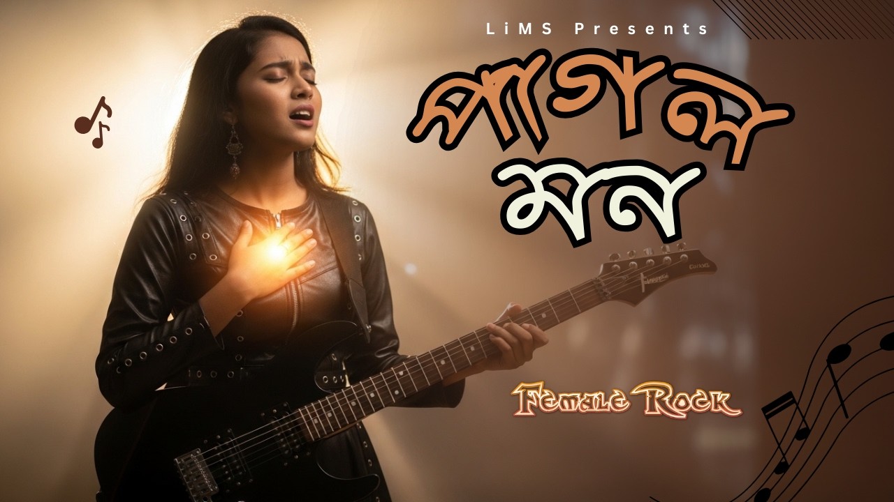 পাগল মন |মন কেন এত কথা বলে | রক ভার্সন | Emotional Female Cover