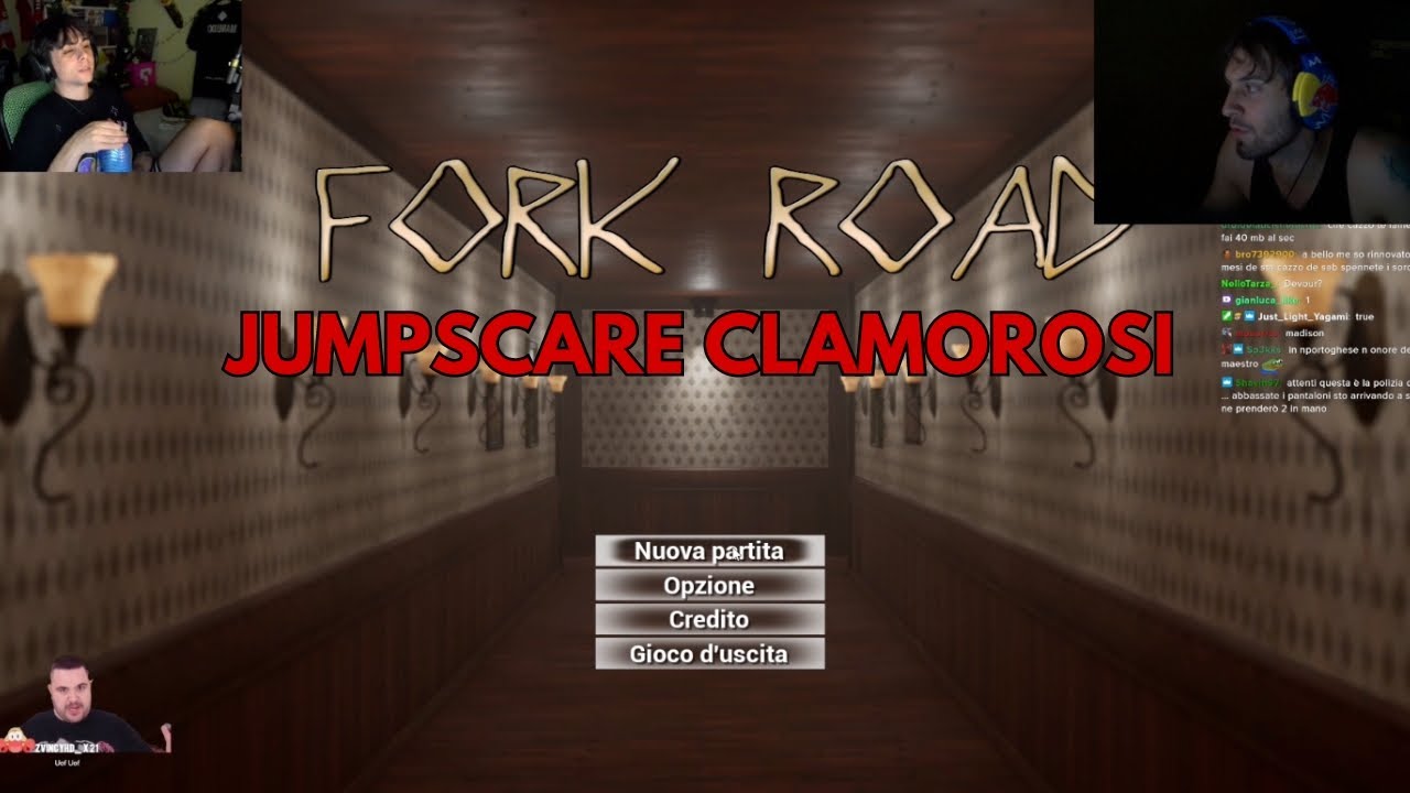BLUR E MANUXO GIOCANO A FORK ROAD | HORROR NIGHT