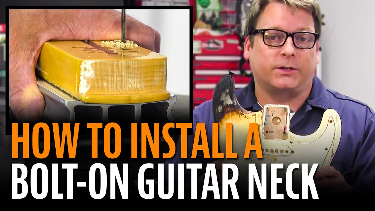 How to install a bolt-on neck