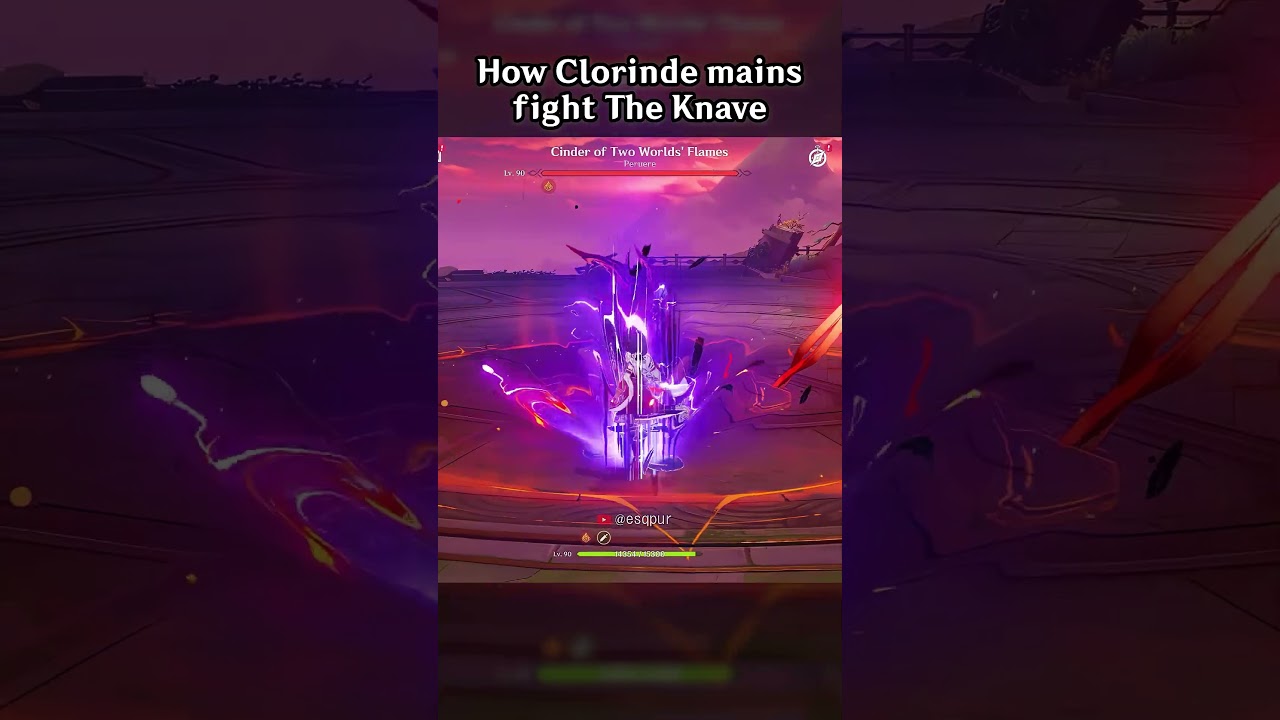HOW CLORINDE MAINS FIGHT THE KNAVE