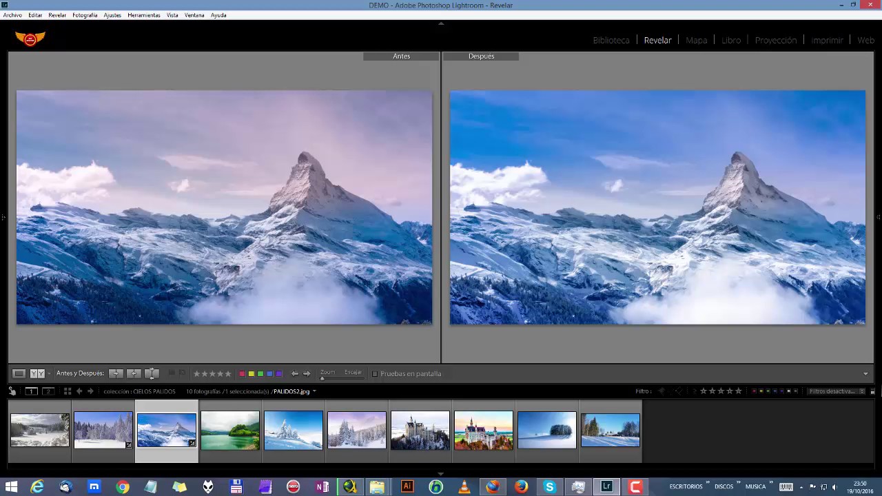 Curso Intensivo de Photoshop Lightroom 25 - Trabajando con máscaras ovaladas