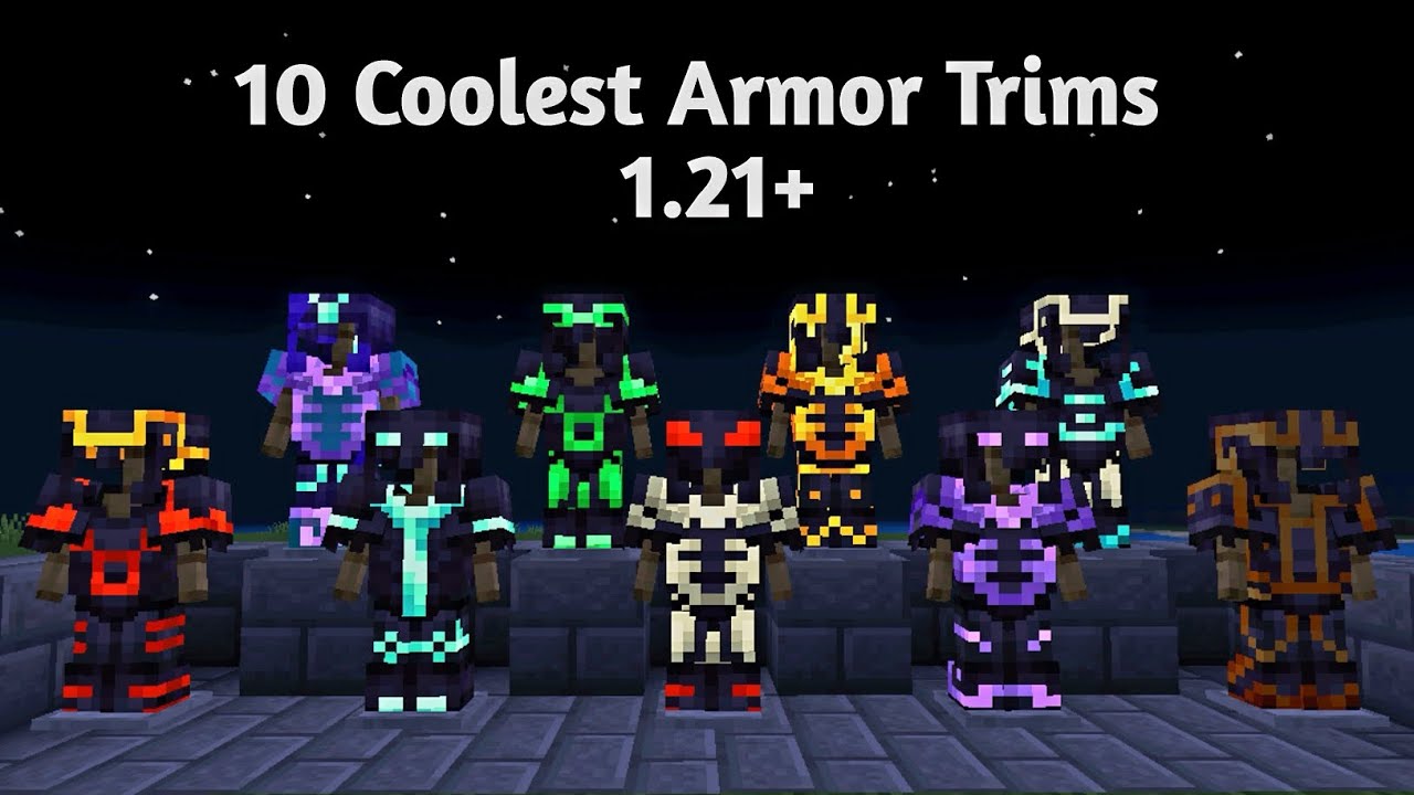 Minecraft Most INSANE Armor Trims (Top 10) 😱