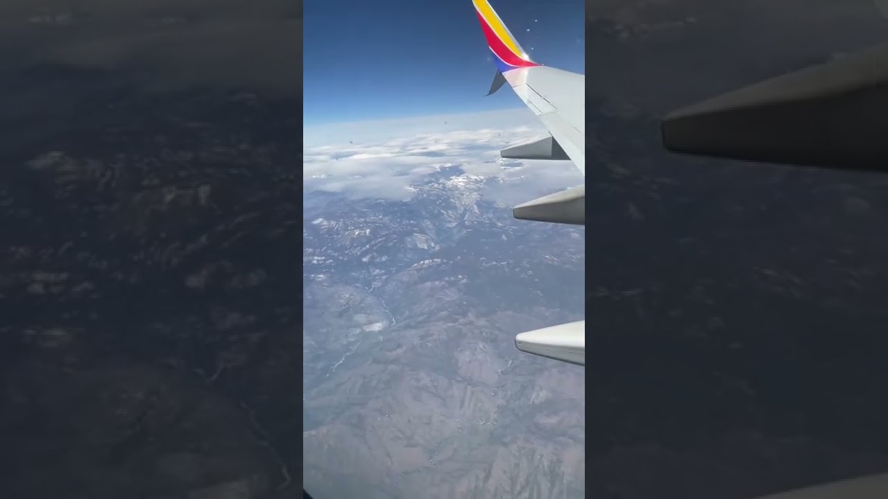 Yosemite National Park from 30,000 ft | El Capitan | Yosemite Falls | Half Dome