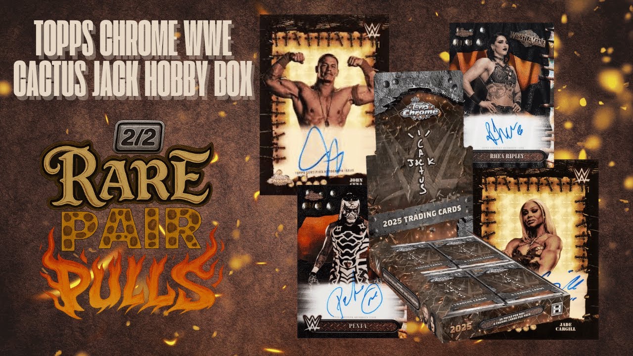 OPENING WWE CACTUS JACK X TOPPS CHROME│ARE THEY WORTH THE £££