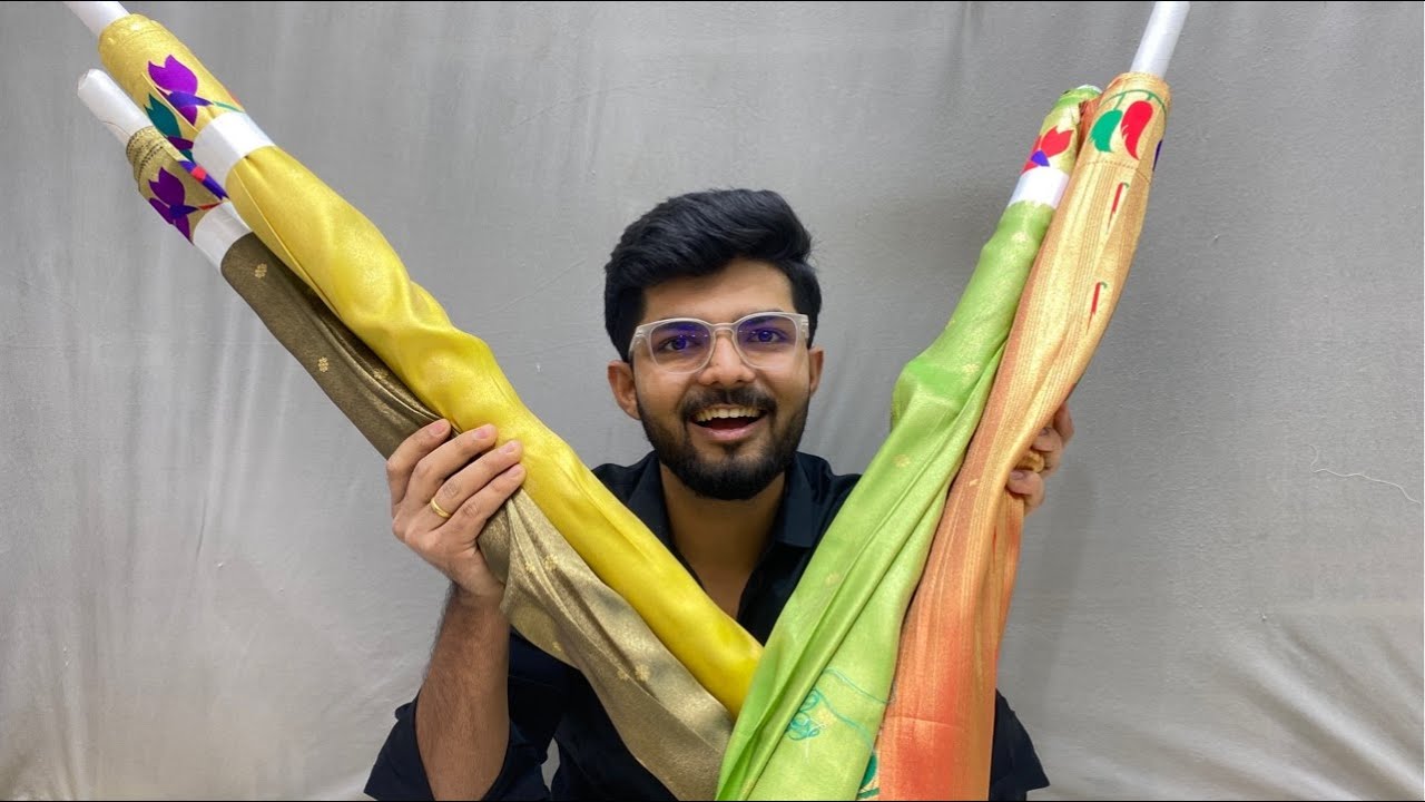 Marathi Wedding paithani live | Fancy Sarees live | Kasturi Paithani live