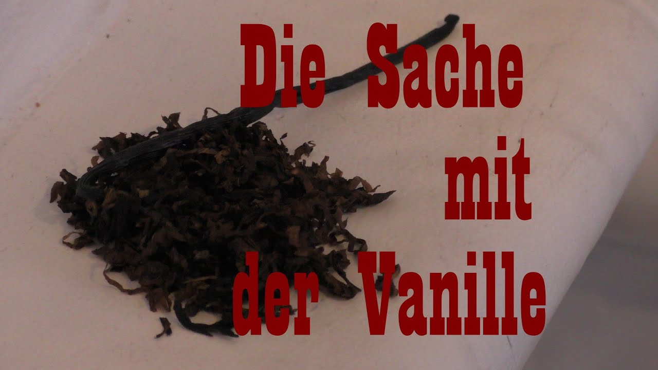 Die Sache mit der Vanille...