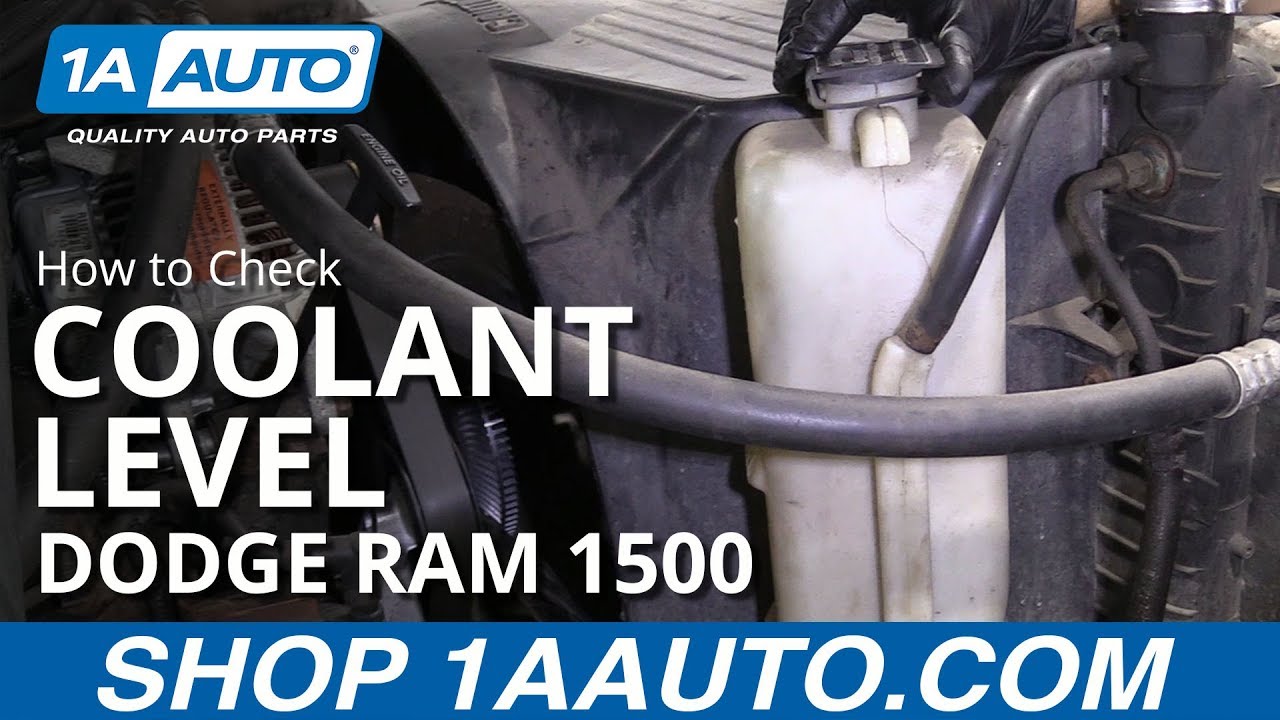 Как проверить уровень охлаждающей жидкости 94-02 Dodge Ram 1500