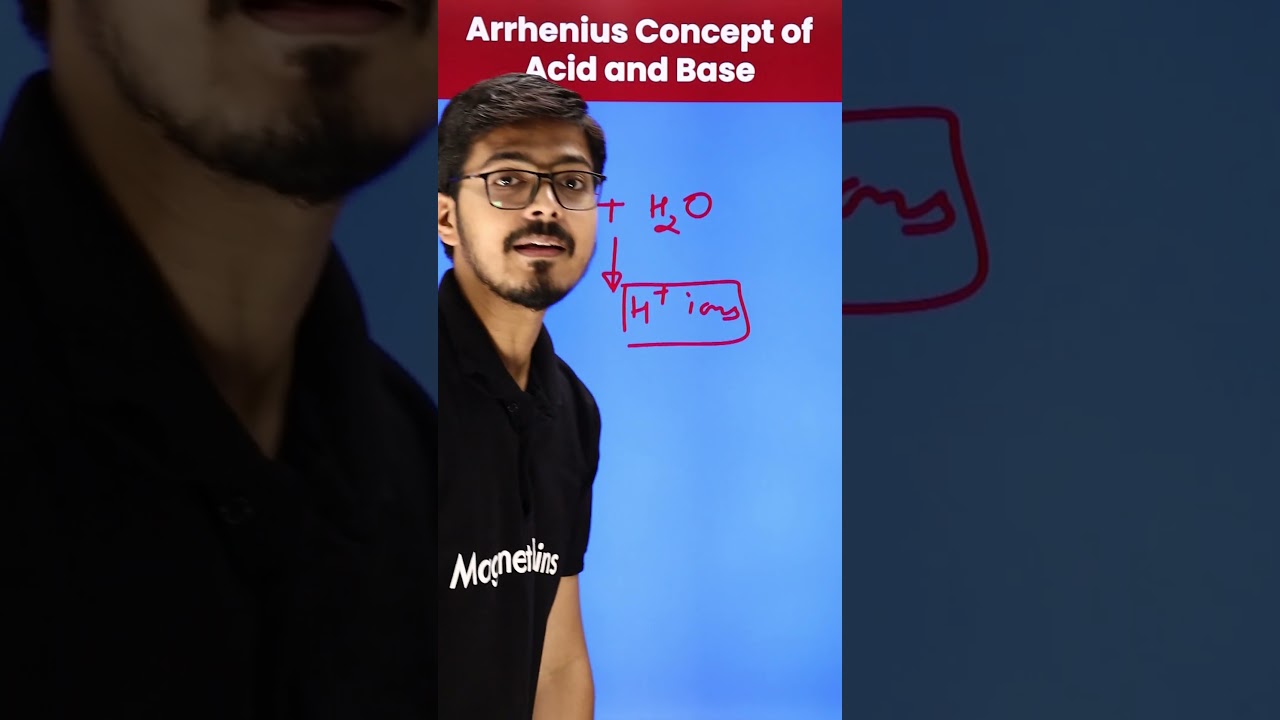 Arrhenius Concept Of Acid & Base #shorts #magnetbrains