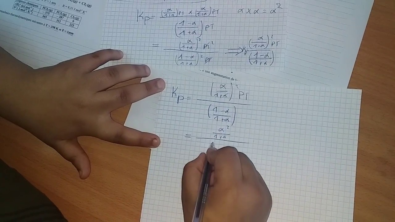 examens Corrigé  en partie de thermochimie